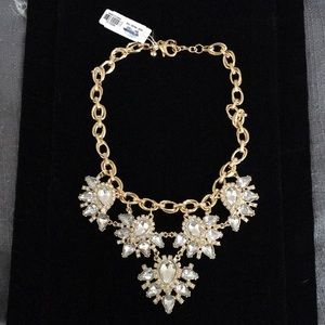 Gold Sparkly Statement Necklace